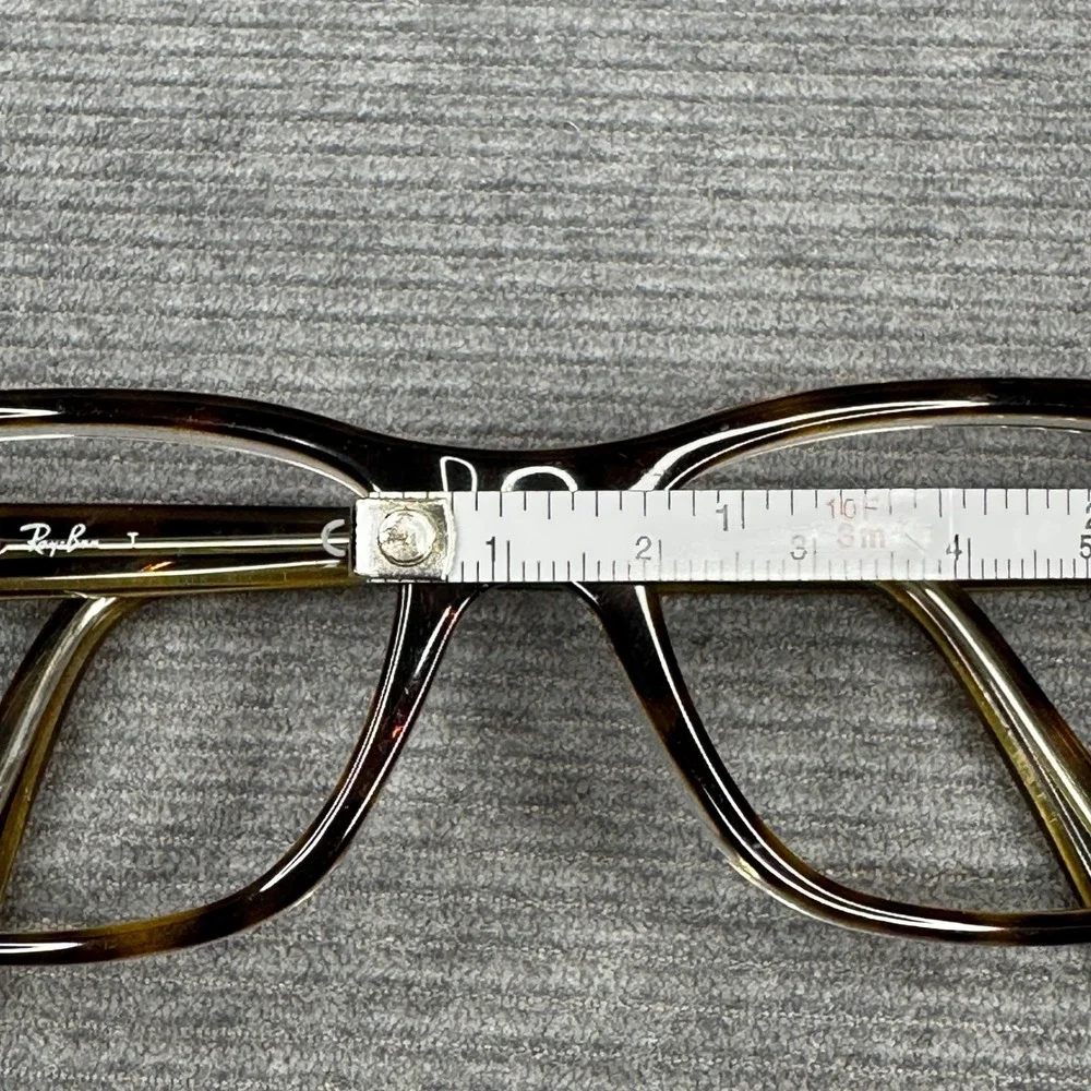 Ray-Ban RB 1536 3602 Tortoise Shell Square Y2K Eyeglass Frames 48-16-130 Vtg